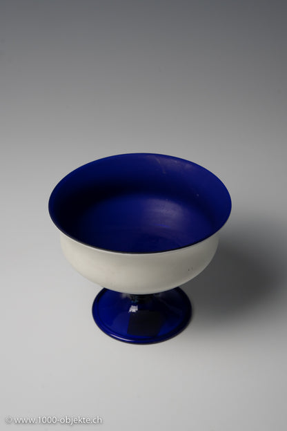 Significant bowl blue white 0paque Cvm Cappellin Venini Ca.1930