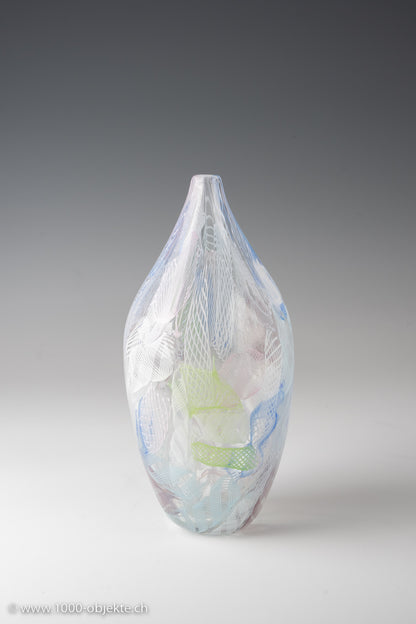 Vase mezza filigrana by Vittorio Ferro