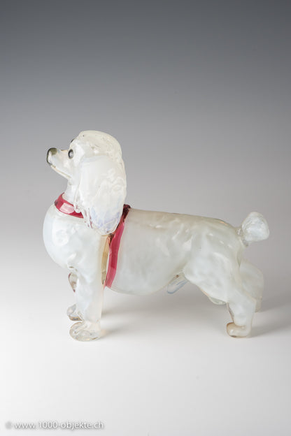 Ermano Nason for Cenedese.  Poodle  figurine sculptur 1963-72.