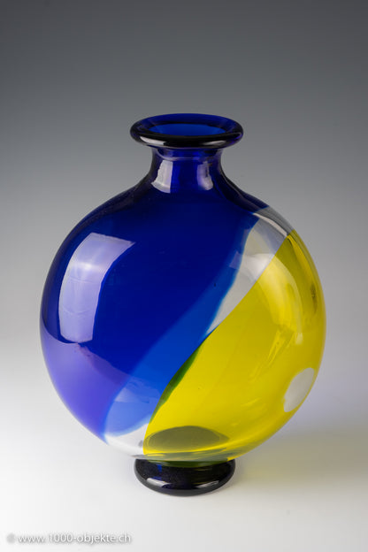 Archimede Seguso. Vase, Modell 'Carnaval', 1980