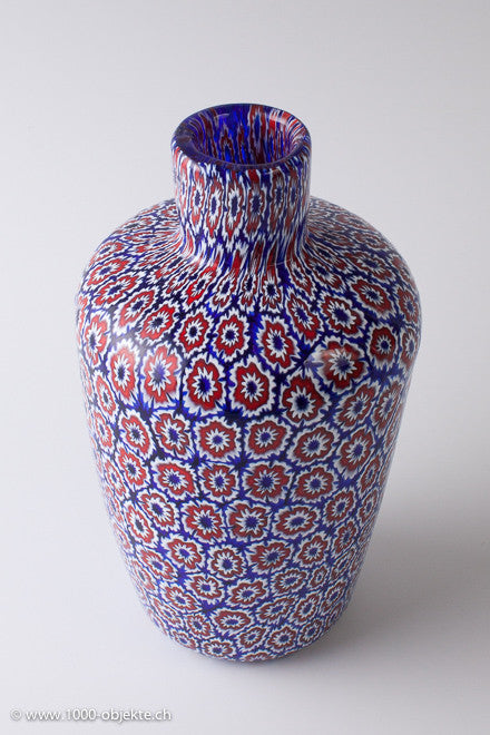 Vittorio Ferro. Murrine vase. Unique piece