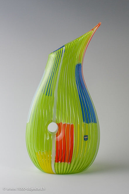 "Bandiere Vase", valentino 1955-1958, Anzolo Fuga for A.ve.M.