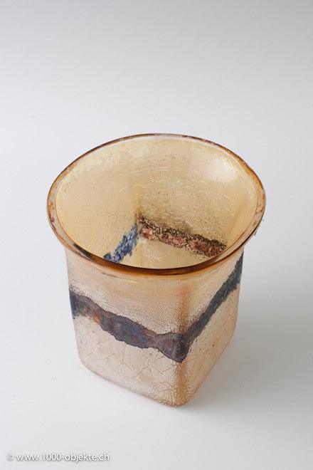 Murano 'scavo' vase signatur - Alfredo Barbini c.1950-60 - 1000 Objekte