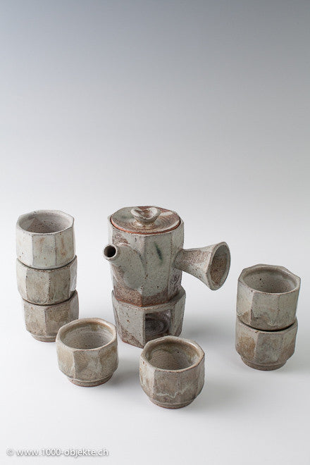 Studio ceramic by Monika Herbst. Japanese tea-Set from major collection