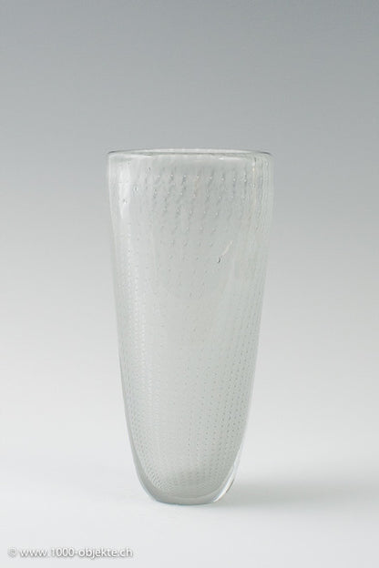 Nuutajarvi Notsjo glass vase, designed by Kaj Franck 1952