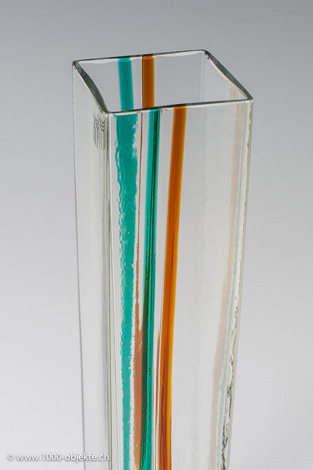 "Parallelepiped" Vase by Ludovico Diaz de Santillana for Venini