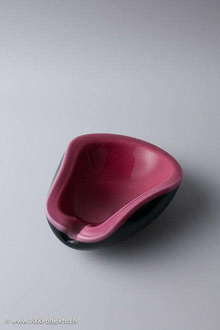 Murano "geode two cased" bowl  by Ermanno Toso for Fratelli Toso